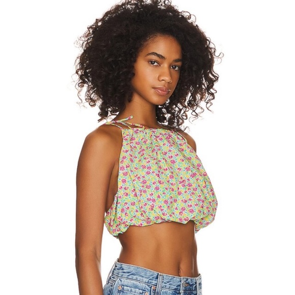 Lovers + Friends Kian Crop Top in Millie Floral Multi - Picture 2 of 6